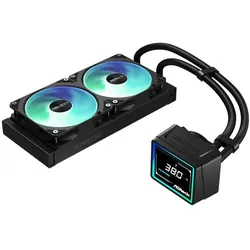 AsRock CPC Challenger 240 Digital ARGB Black, CPU Wasserkühler, Schwarz