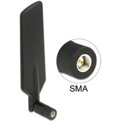 DELOCK LTE-Antenne SMA 3,0dBi, GSM/UMTS drehbar schwarz