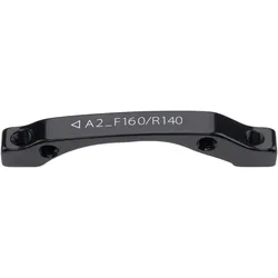 Tektro Adapter IS für Post Mount 160 mm vorne 140 mm hinten schwarz