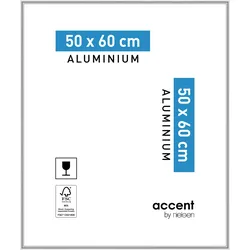 Nielsen Bilderrahmen Accent Aluminium Silber / 50 x 60