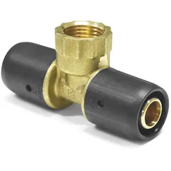 Sanpro Steckfitting T-Stück Innengewinde, Größe 20x2, Gewinde 3/4"