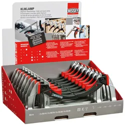 BESSEY Hightech‐Hebelzwinge KliKlamp Theken‐Display - KLI-D