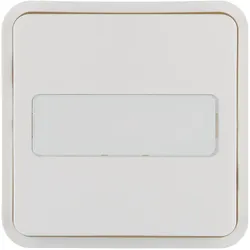 Hager WNT922B Wippe 1fach für Taster BA AP, mit Beschriftungsfeld, W.1 IP55, polarweiß