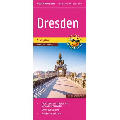 Publicpress Stadtplan Dresden 1:16.000, Sonstige von , KOMPASS Freytag & Berndt, 978-3-99154-695-5