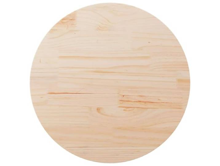 NKOPPFG Tischplatte Rund 90x3 cm Massivholz Kiefer Für Esstisch, Couchtisch, DIY Möbelprojekte, Robust, Strapazierfähig