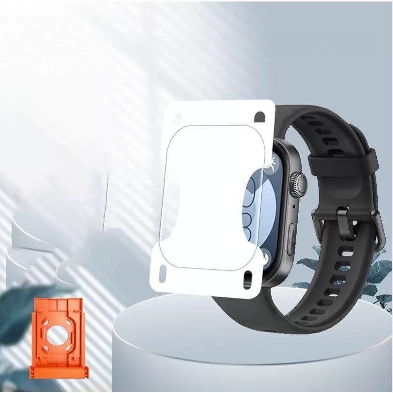 INF 2er-Pack Hydrogel Schutzfolie kompatibel mit Huawei Watch Fit 4 - Klar & Einfach Anzubringen