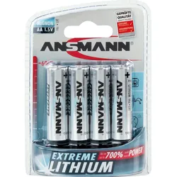 ANS 1512-0002 - Lithium Batterie, 3000 mAh, AA (Mignon), 4er-Pack