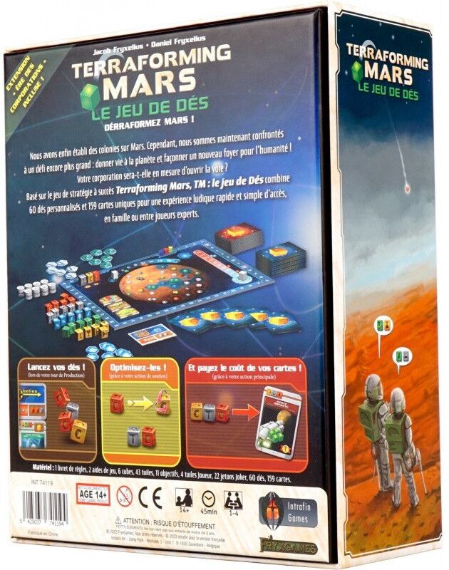 Intrafin Games Terraforming Mars - Le Jeu de Dés