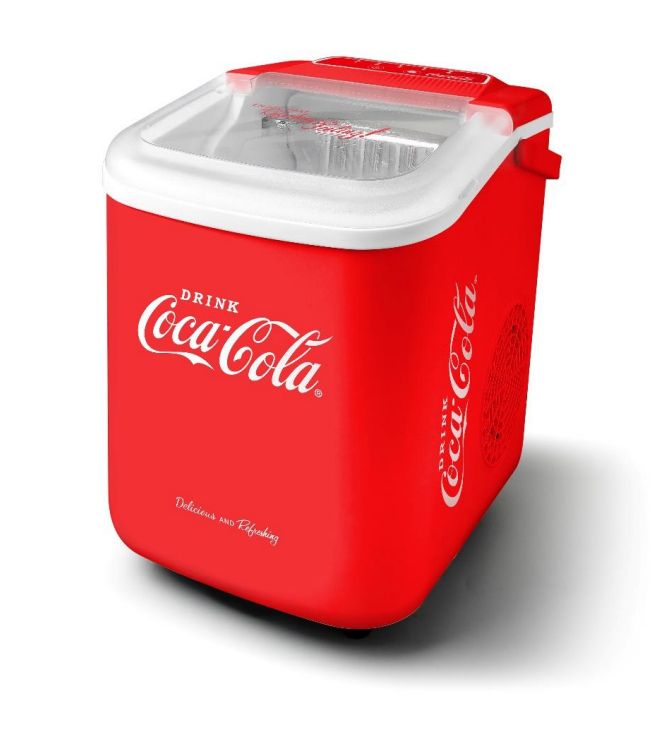SALCO SEB-28CC CocaCola Tragbarer Eiswürfelbereiter SEB-28CC-R