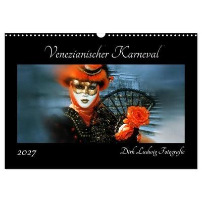 Venezianischer Karneval (Wandkalender 2027 DIN A3 quer), CALVENDO Monatskalender