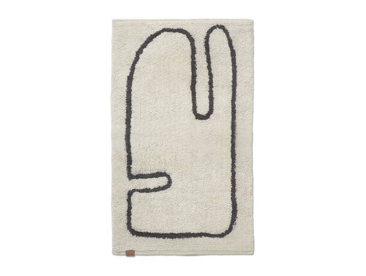 Ferm Living Tapis de salle de bain Lay 50x70 cm Off white-coffee