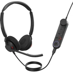 Jabra ENGAGE 50 II (ENGAGE 50 (Kabelgebunden, USB-C, Cisco, Google Meet, Microsoft Teams, Unify, Zoom), Office Headset, Schwarz