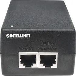 Intellinet PoE+, 10/100/1000 Mbps RJ-45, 100 – AC, DC (2 Ports), Netzwerk Switch, Schwarz