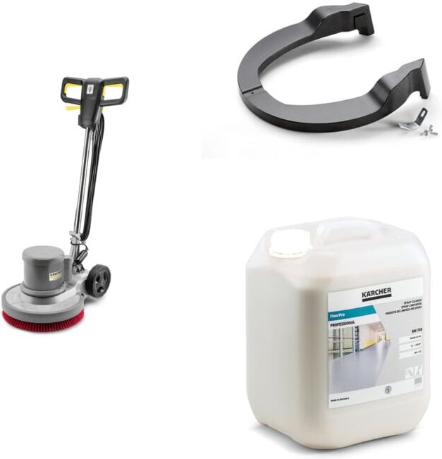 Set Kärcher: Einscheibenmaschine BDS 43/150 C Classic +RM 748 + Zusatzgewicht