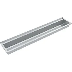 KWC Aquarotter Waschrinne, PLANOX, Edelstahl, W.-Mont., 2400x210x442 mm, m. Arm-bank, 2030043789 2030043789