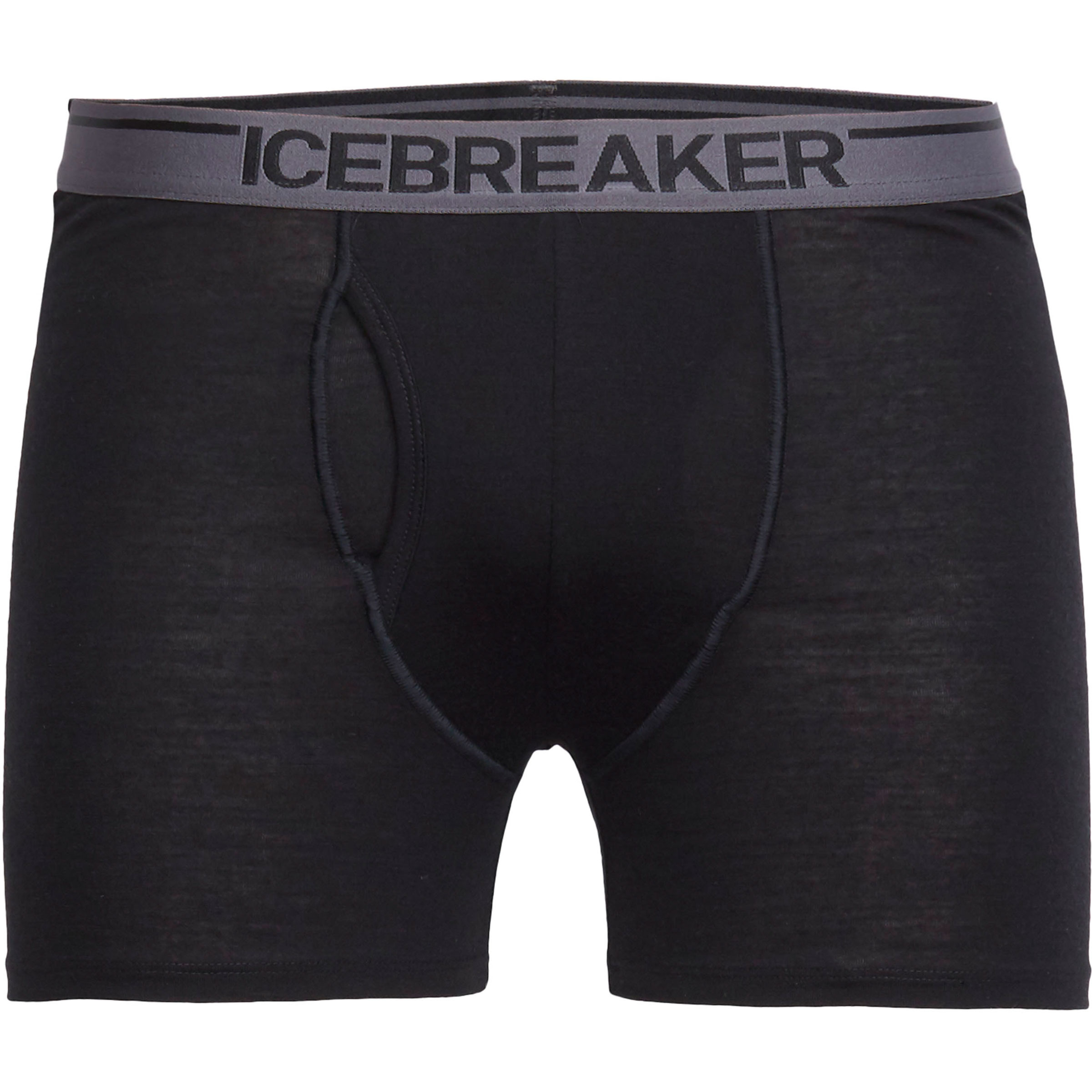 Icebreaker Anatomica Boxer Herren Kurze Unterhose schwarz Größe XL Widerstandsfähig Merinowolle