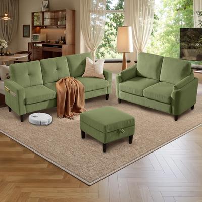 Pingliang Home 3 Pieces Living Room Sets