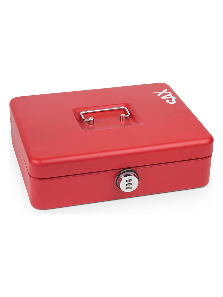 SAX Geldkassette in Rot - (B)30 x (H)9 x (T)24 cm - onesize
