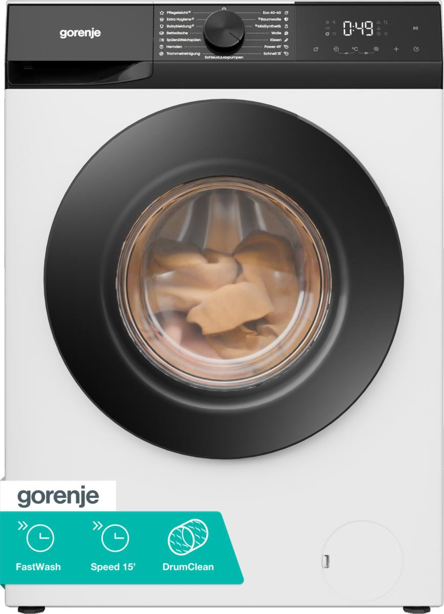 Gorenje G200 Freistehend Waschmaschine, 7 kg, 1400 U/min., Frontlader, 7 kg, B, 72 dB, 1400 RPM, A
