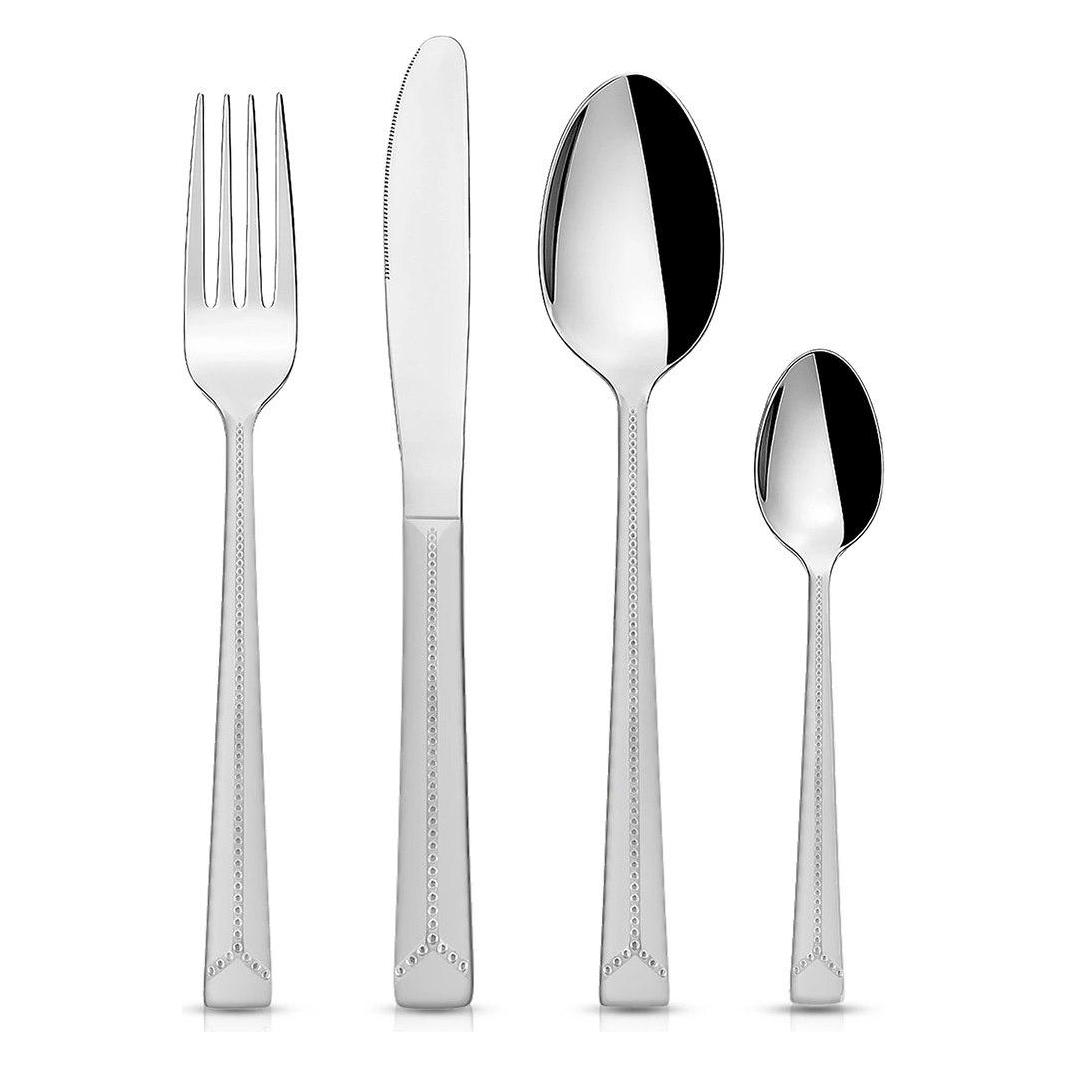 Orion Edelstahl-Besteckset für 6 Personen, 24-teilig (24 Stk., Besteck Set) (65526956)