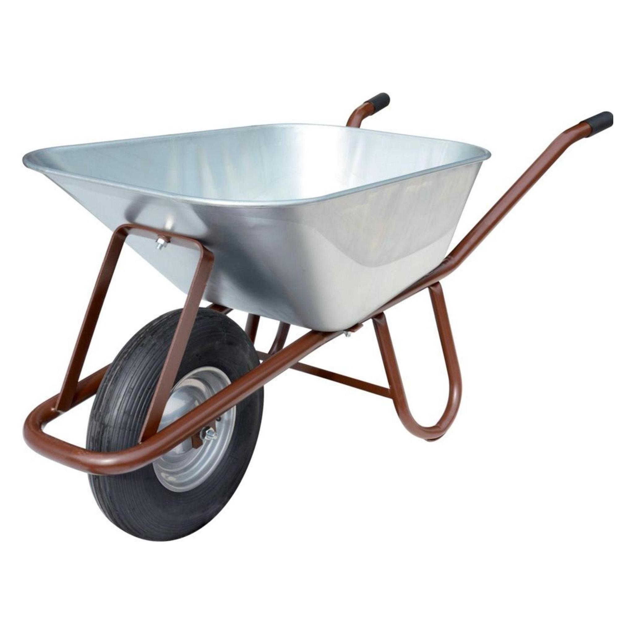 müba Betonkarre mit Nylonlager Luftrad 400x100 mm, 90 l (4031549799601)