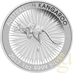 1 Unze Silbermünze Australien Känguru