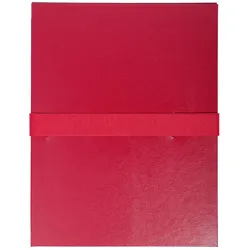 Exacompta Dokumentenmappe mit Balacroneinband, mit Klettverschlussband, 24x32cm für DIN A4