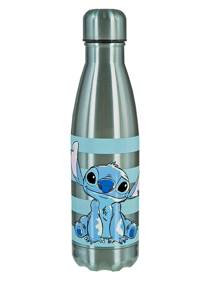 Isolierflasche "Lilo & Stitch" - 450 ml in Grau - onesize