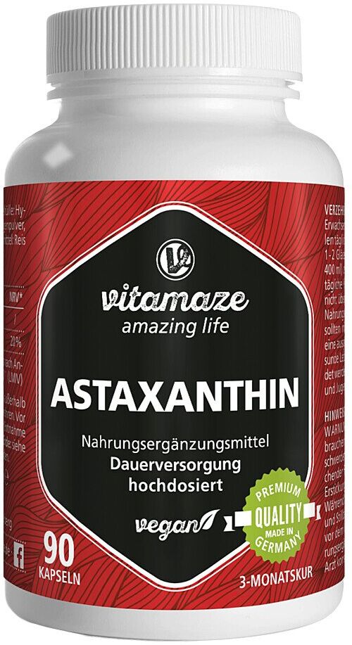 Vitamaze ASTAXANTHIN 4 mg vegan 90stk
