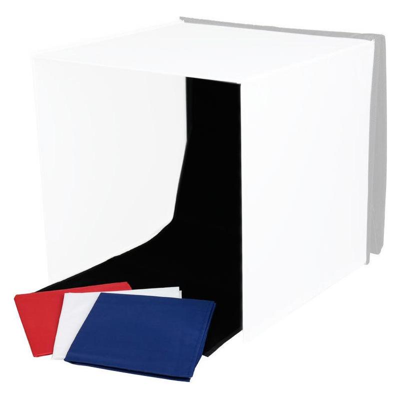 Caruba Hintergrundset tragbares Fotostudio 60x60x60cm (60 cm) (22736080)