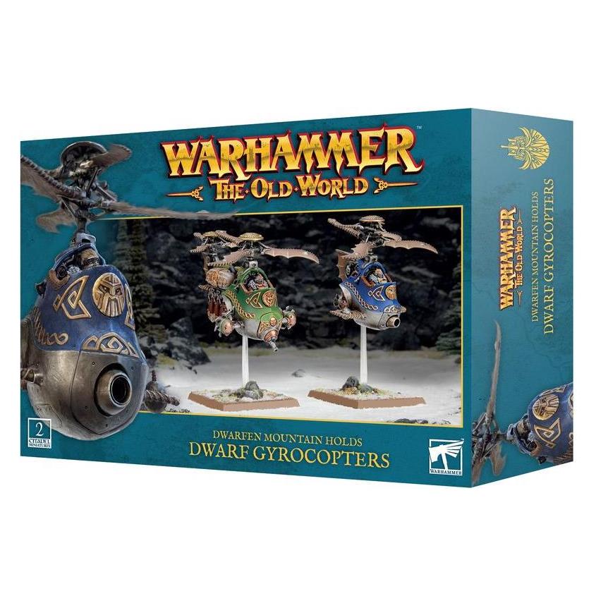Games Workshop Warhammer ToW - Dwarfen Mountain Holds Gyrocopteres & Gyrobombardiers (Kunststoff) (10-13)
