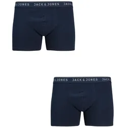 Jack & Jones Herren Boxershort JACVINCENT TRUNKS - 2er Pack - Navy Blazer Navy Blazer (12138239) - M