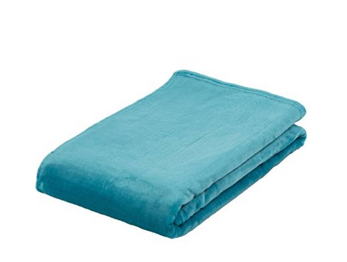 Gözze - Wohn- und Kuscheldecke, Memphis, Hohes Stoffgewicht 300 g/m², 180 x 220 cm - Petrol