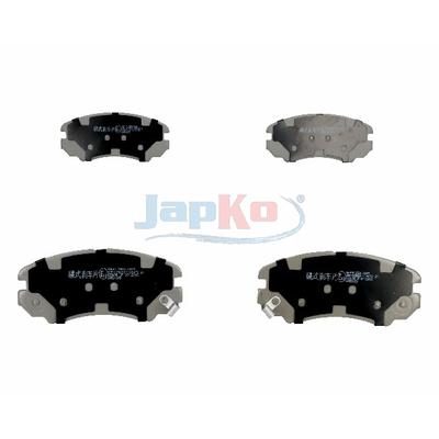 JAPKO Bremsbelagsatz, Scheibenbremse 50H10 Vorderachse für DR HYUNDAI KIA LANDWIND (JMC) CHANGAN CHERY DONGFENG LIFAN