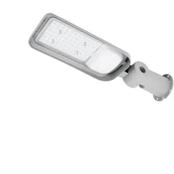 Straßenleuchte Straßenlaterne Straßenlampe JAZMIN 50W 4000K 6750LM IP65 Hellgrau C82-JAZ-050LG-4K