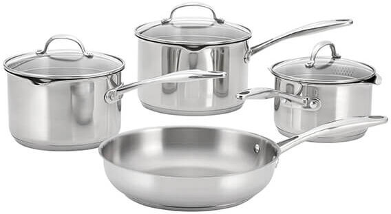 Stellar 7000 Profile 4 Piece Draining Cookware Set