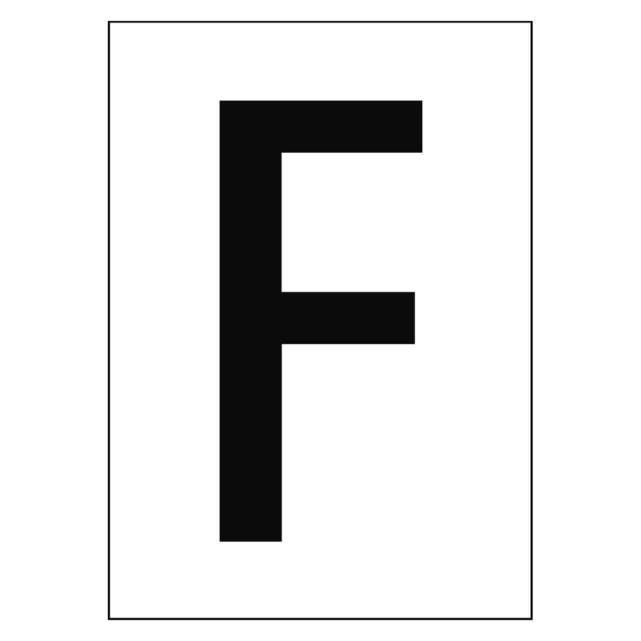 Brady A4-Etiketten mit Zahlen und Buchstaben (NL7541A4WH-F)