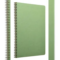 Clairefontaine 5x Spiralbuch Age Bag A4 kariert 50 Blatt - Grün 781423C