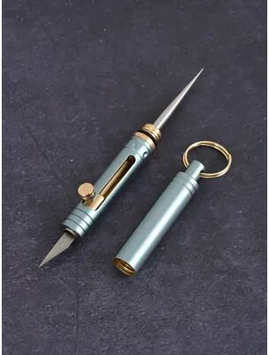 Perfect Picks Market Portable Brass EDC Toothpick Keychain Multi Tool For Camping And Everyday Carry c