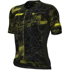 Radfahrertrikot Alé PR-E Town Herren kurzarm Giallo Fluo Gr. L