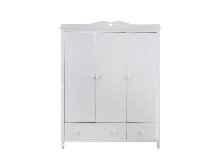 Wohnglücklich Kleiderschrank Emma, 3-türig