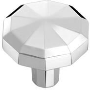 "Utopia Alley Hanover Cabinet Ring Pull Knob-Polished Chrome Drawer Drop Pull Knobs 1.2"""