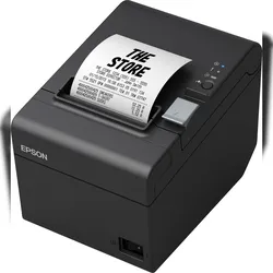 EPSON TM-T20III - Bon-Thermodrucker mit Abschneider, 80mm, Druckgeschwindigkeit 250mm/Sek., USB + RS232, schwarz