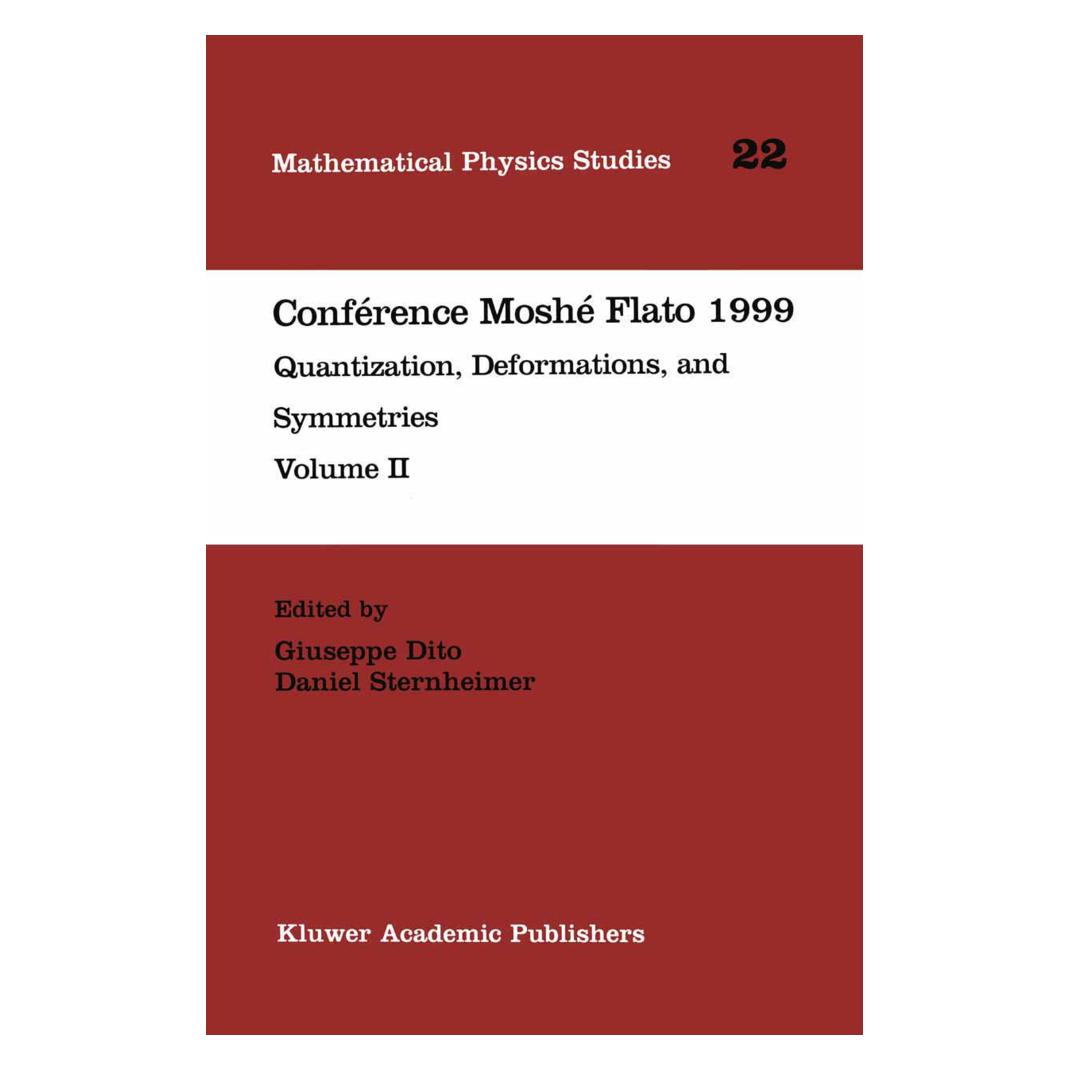 Springer Conférence Moshé Flato 1999 (Englisch, Softcover, Daniel Sternheimer, Giuseppe Dito) (55379284)