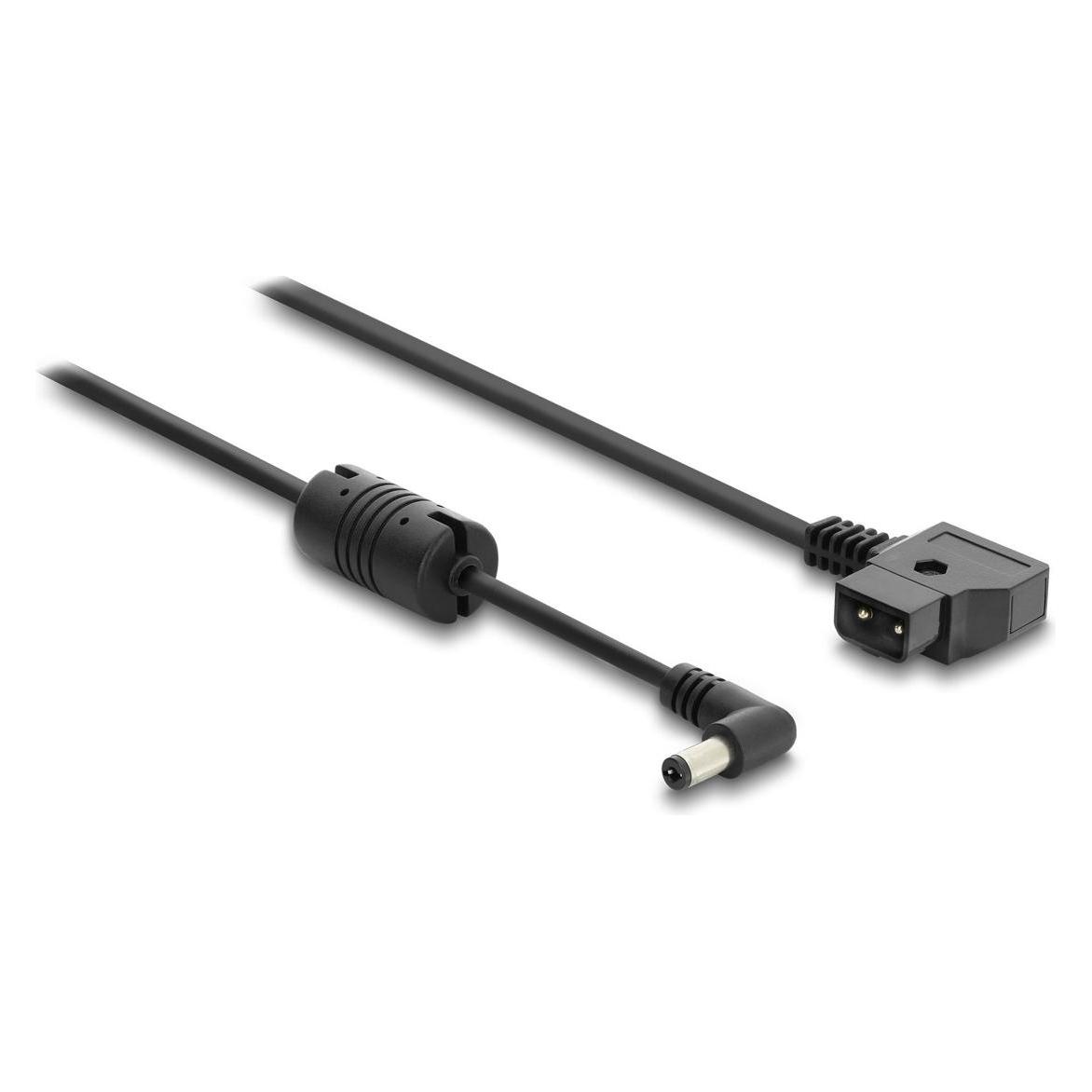 Delock " D-Tap Spiralkabel zu DC 5,5 x 2,1 mm Stecker mit Ferritkern 1 m" (1 m) (67706)