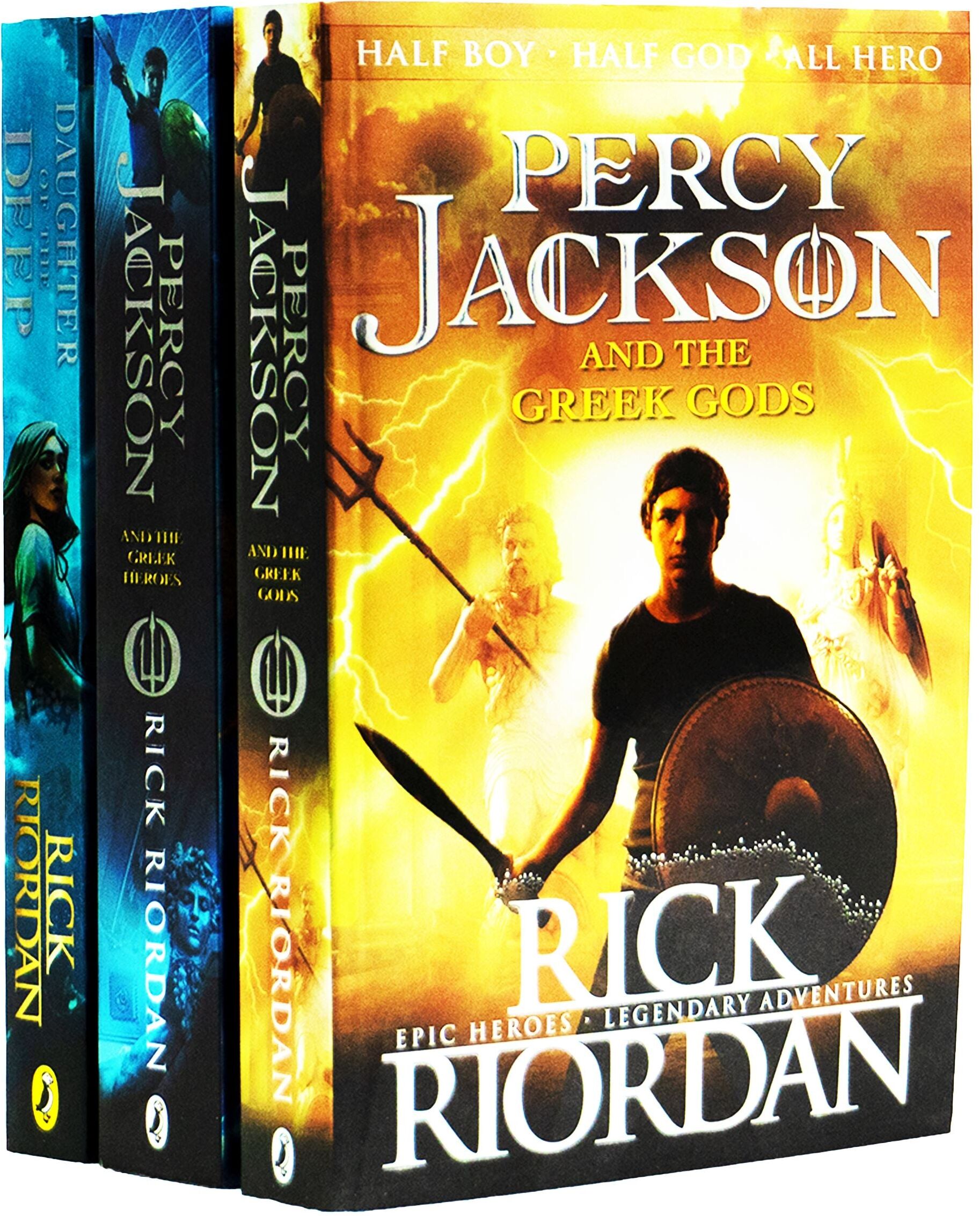 Rick Riordan Collection 3 Books Set - Ages 9+ - Paperback Puffin