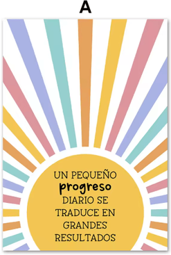 Inspire Picks Growth Mindset Therapy Wall Art Poster Motivational Decor For Counselors & Classrooms a 30x40cm No Frame