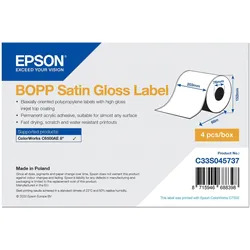 Epson, Etikettenrolle, Biaxial gestrecktes Polypropylen (PP) (203 mm)