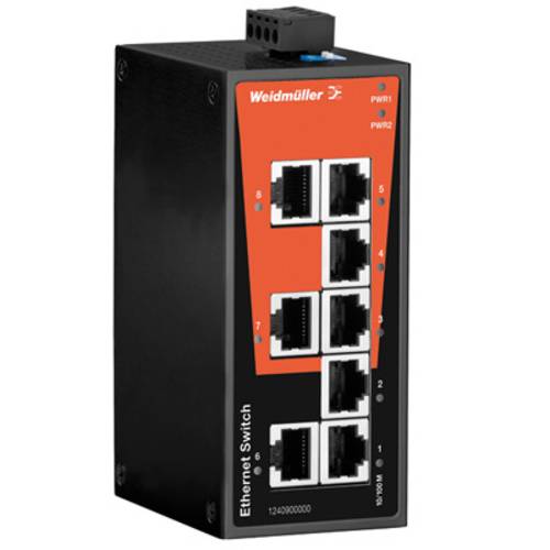 Weidmüller 1286560000 IE-SW-BL08T-8TX Industrial Ethernet Switch