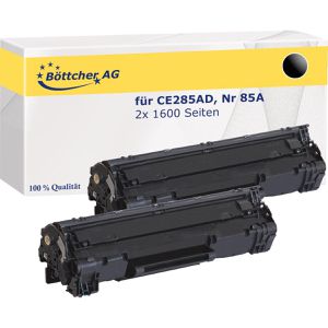 kompatibel für HP CE285AD 85A Kompatibler Toner  Doppelpack, 2 Stück